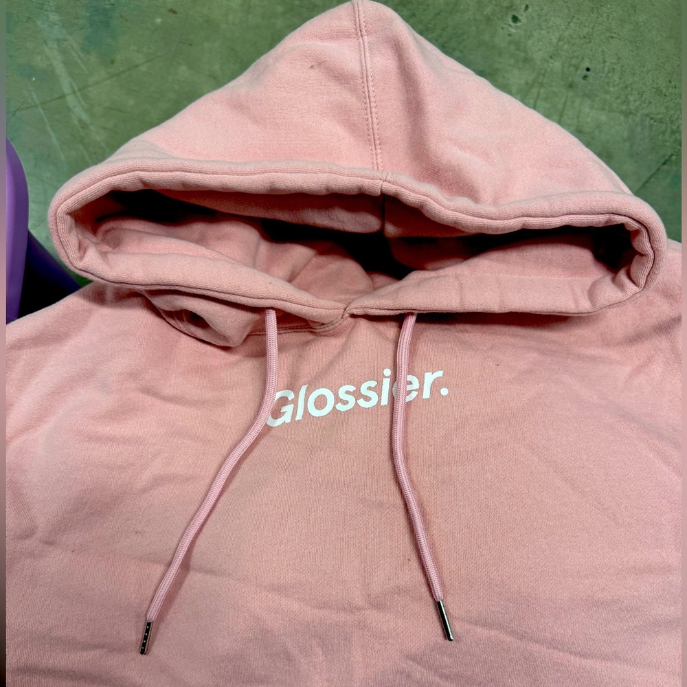 Medium Pink Glossier Hoodie